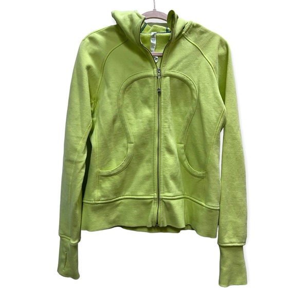 Green Lululemon scuba zip up - Picture 1 of 7